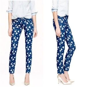 J Crew cropped matchstick floral pant Sz 28
